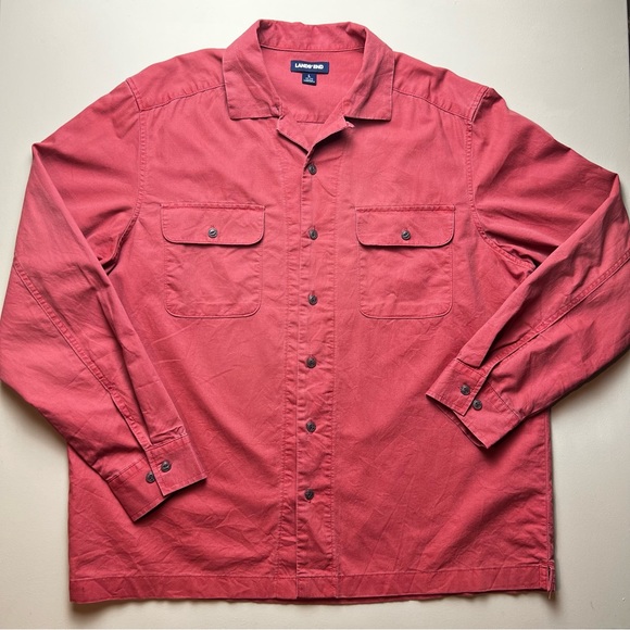 Lands' End Other - 🌟5/$20🌟 Lands End Large mens shirt faded style burnt orange